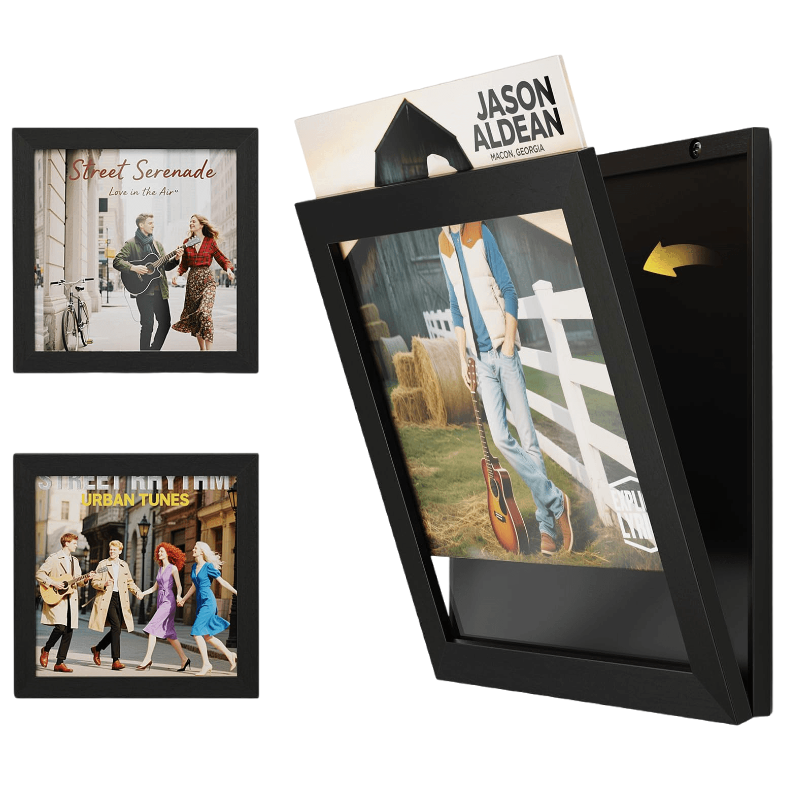 2-Pack Album Frames Black