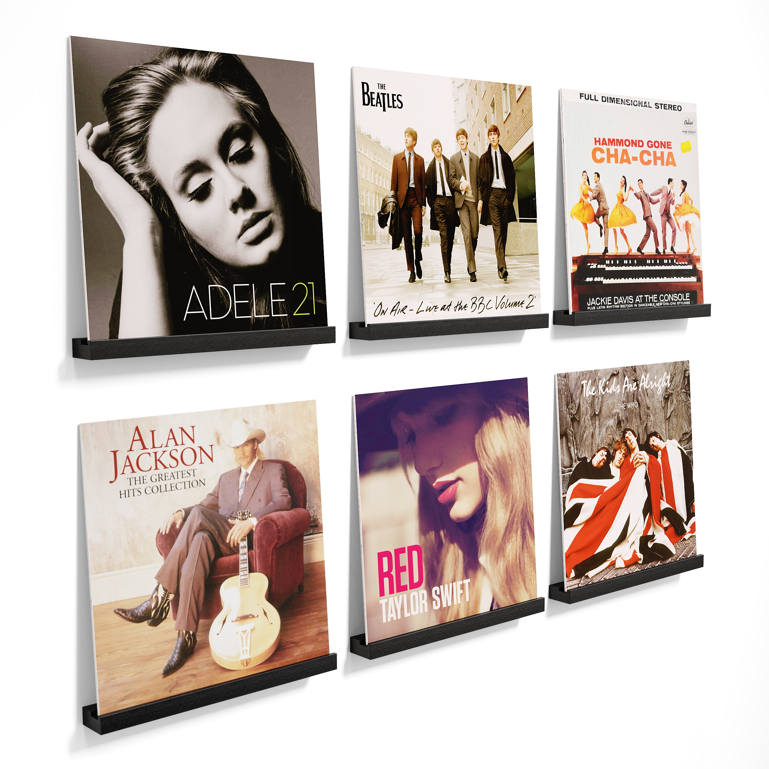 6 Pcs Vinyl Record Storage