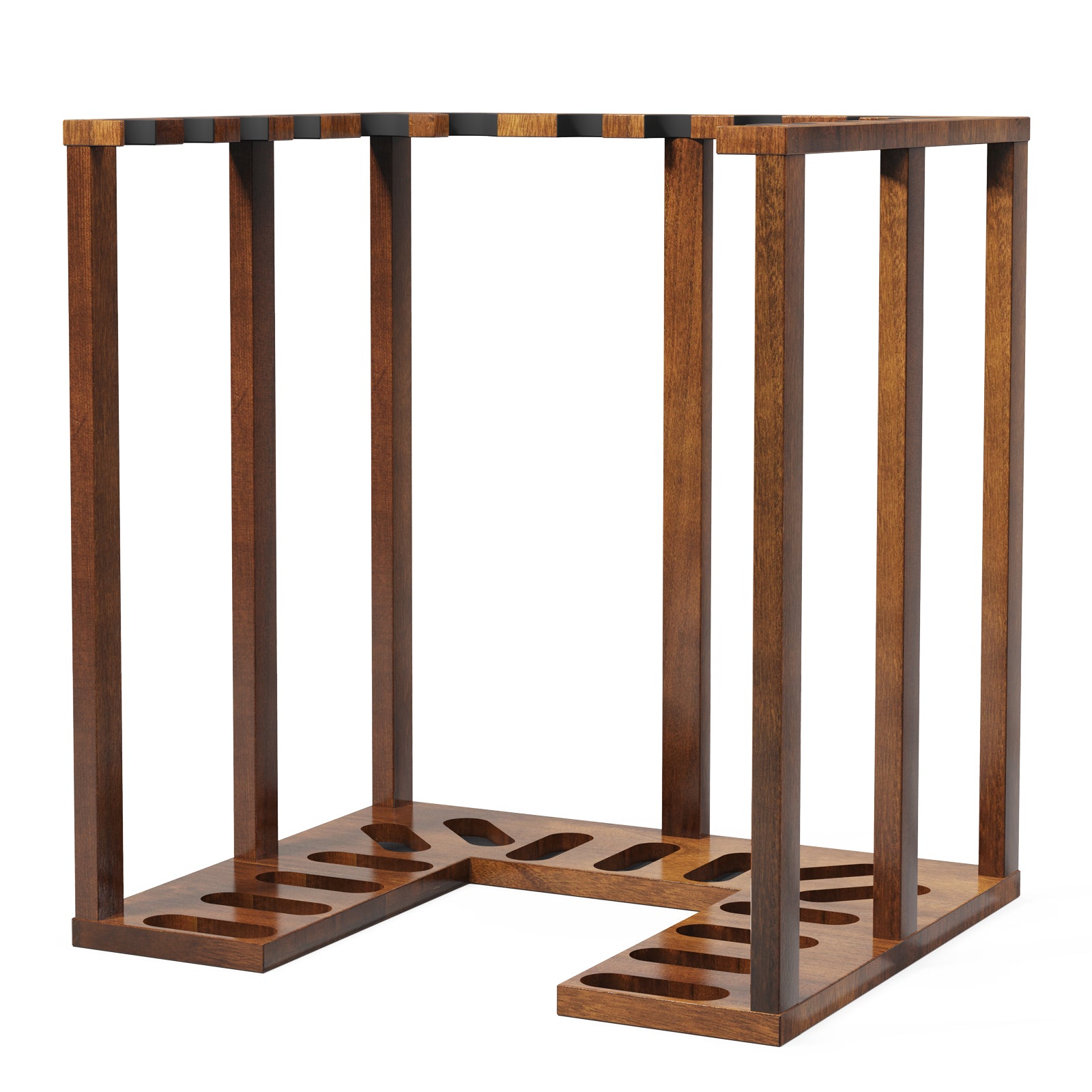 Indoor Gun Rack Corner Wood Heavy Gun Rack