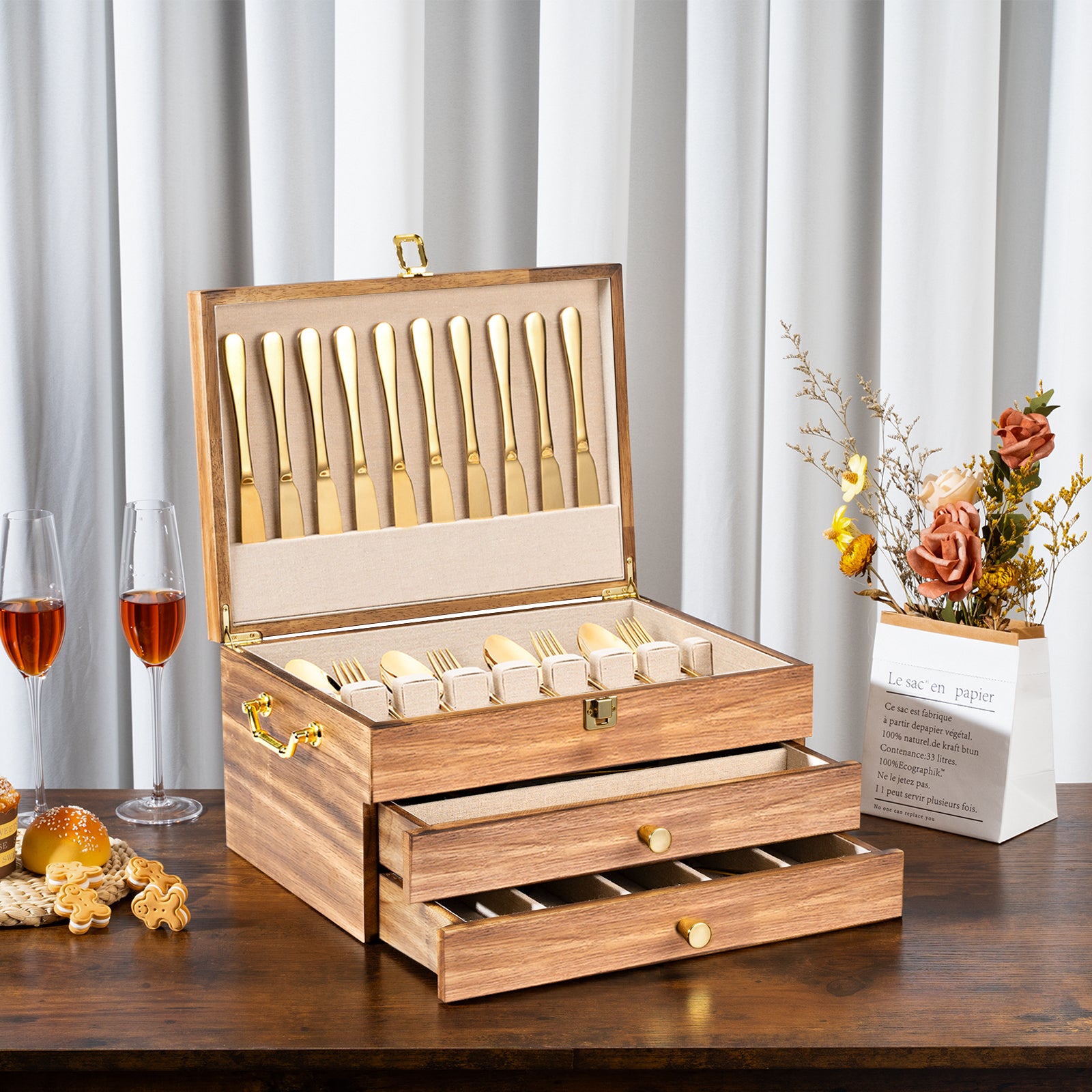 Honiway Silverware Storage Box