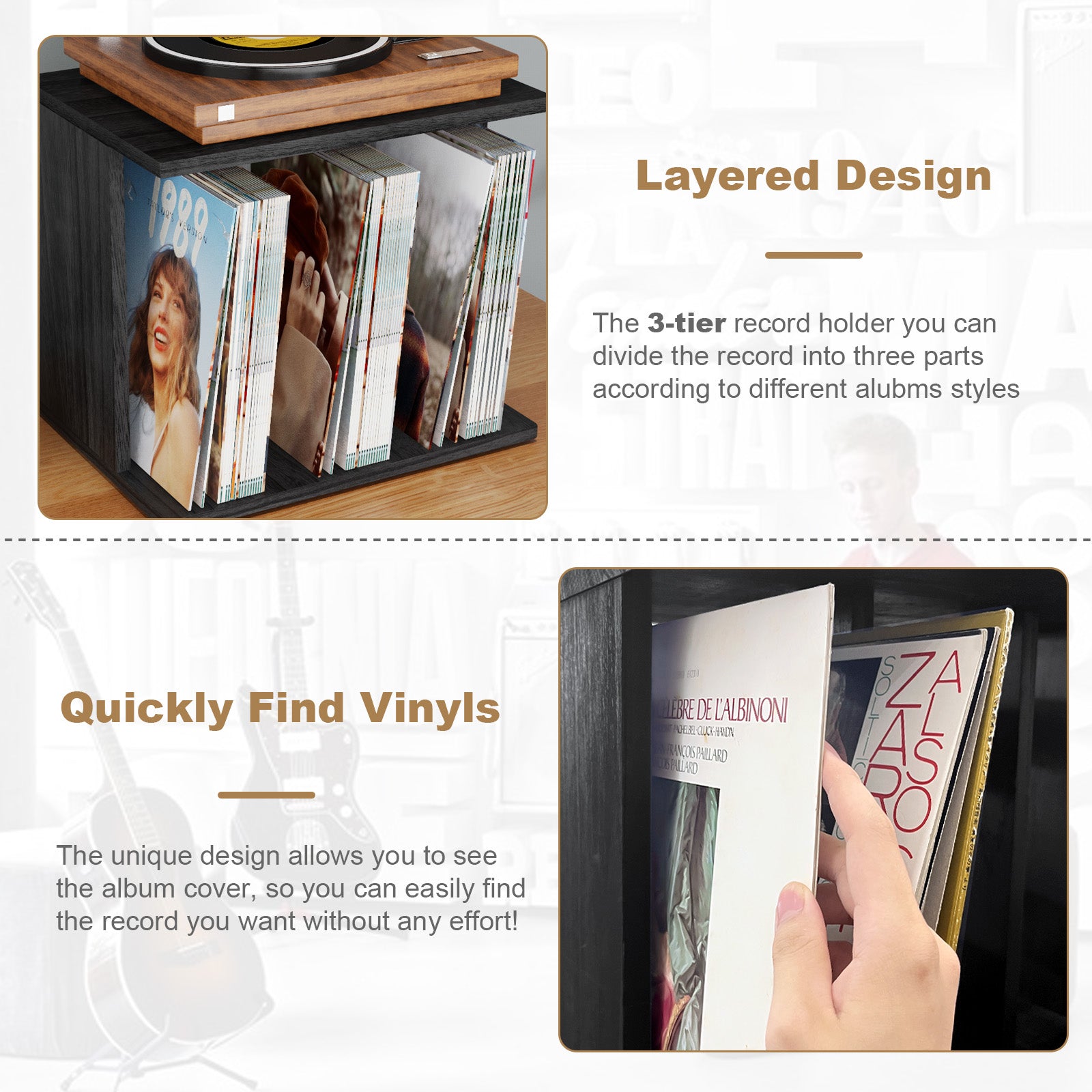 Honiway Vinyl Record Holder