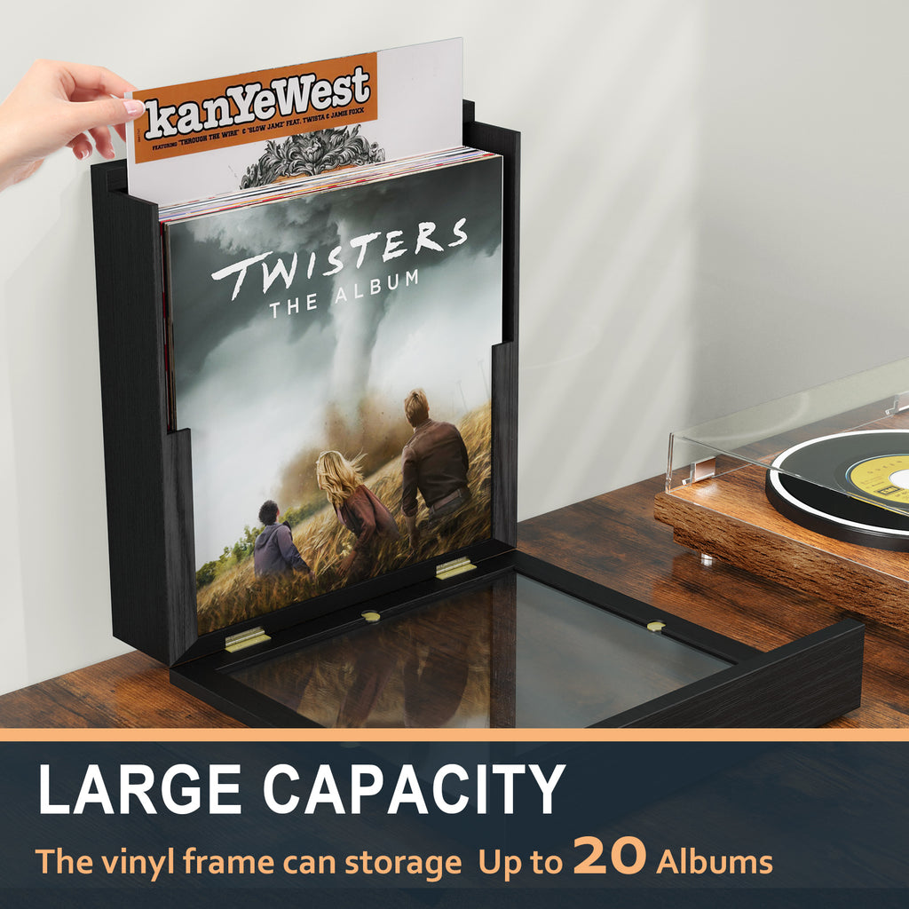 2 Pack 12x12 Vinyl Record Frame Black
