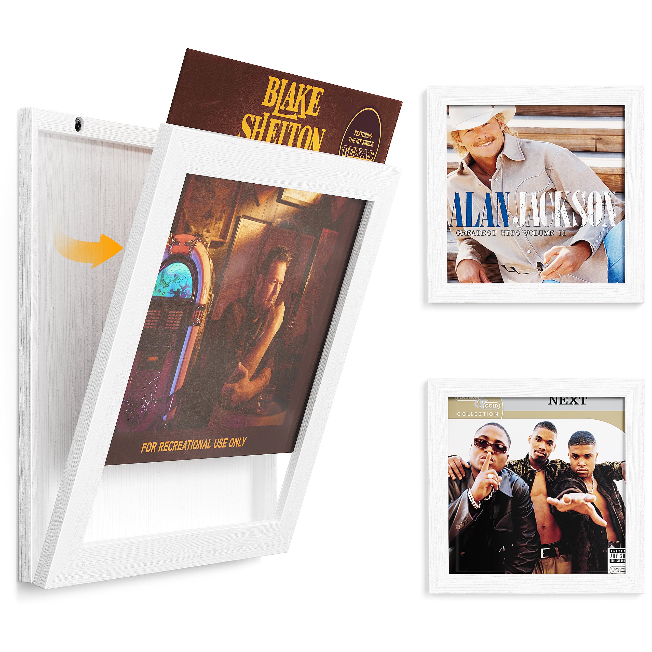 2-Pack Album Frames White