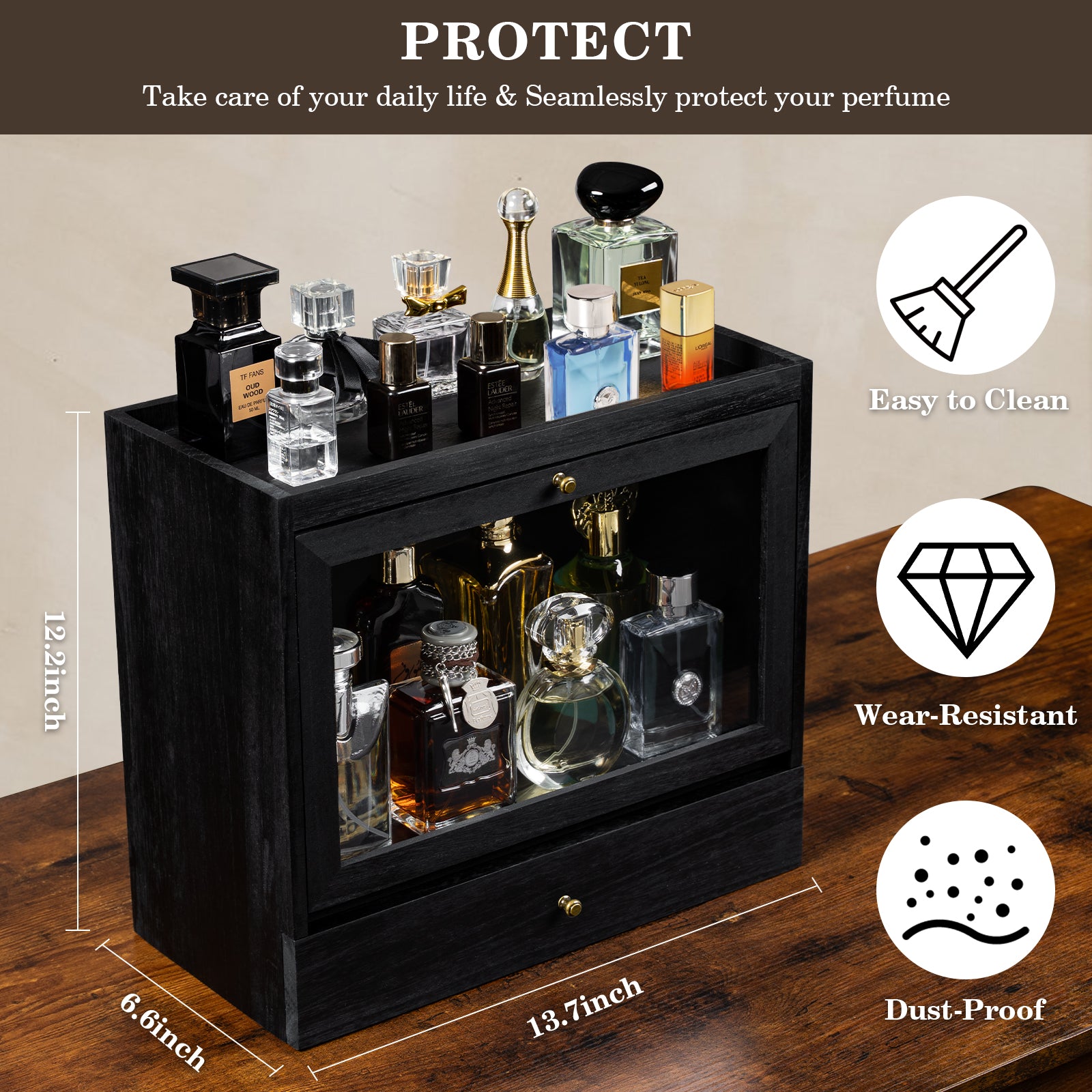 Cologne Organizer for Men black