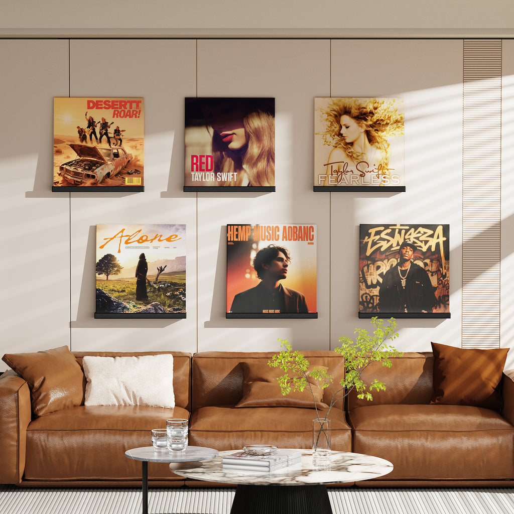 6 Pcs Vinyl Record Storage