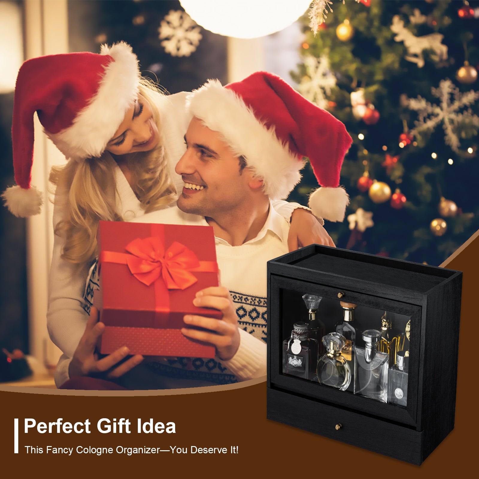 Cologne Organizer for Men black