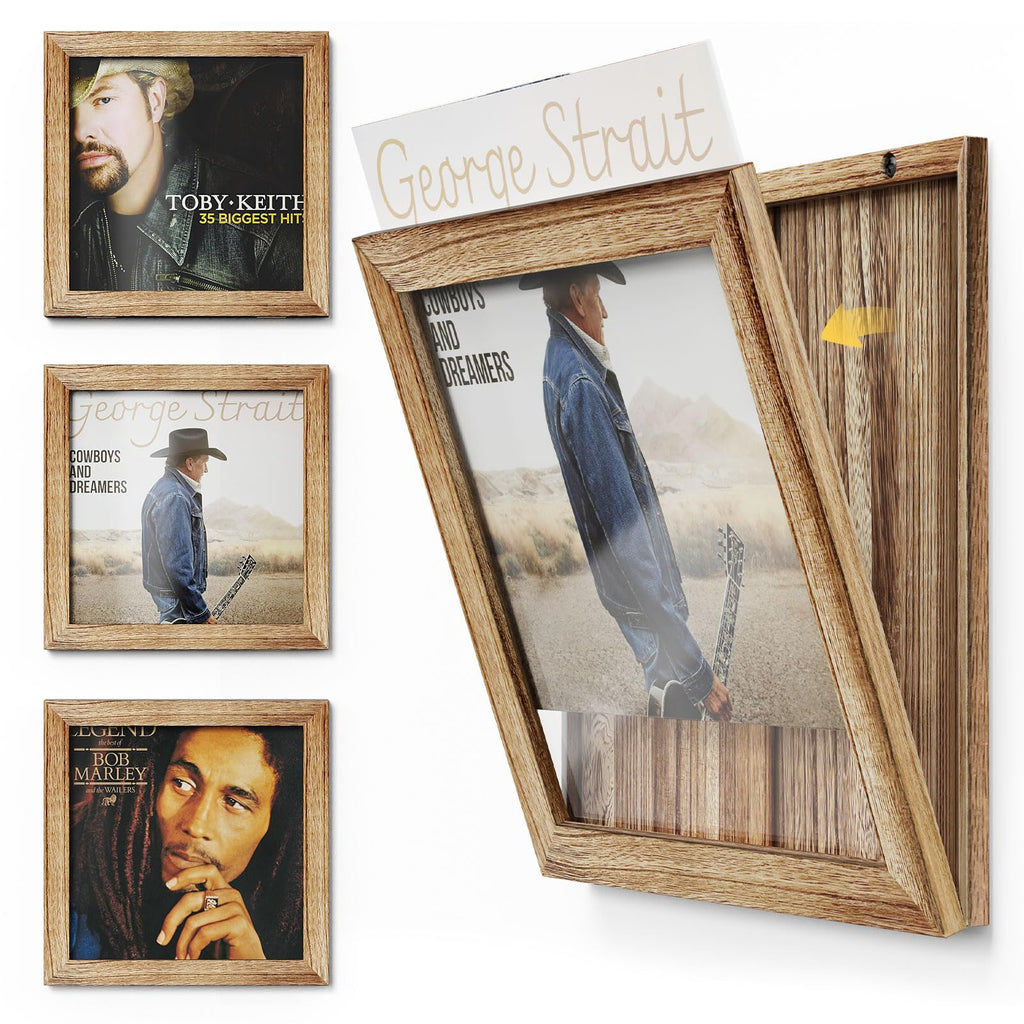 3-Pack Album Frames Rustic Brown
