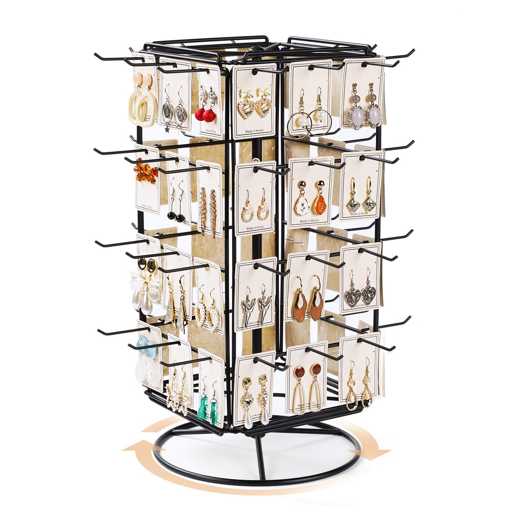 Rotating Earring Display Stands Black