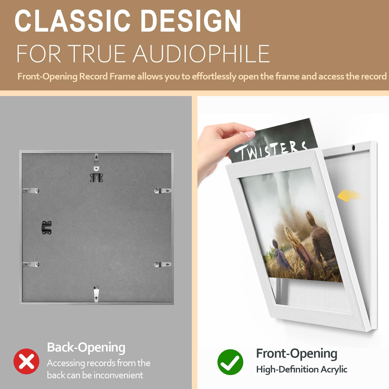 3-Pack Album Frames White