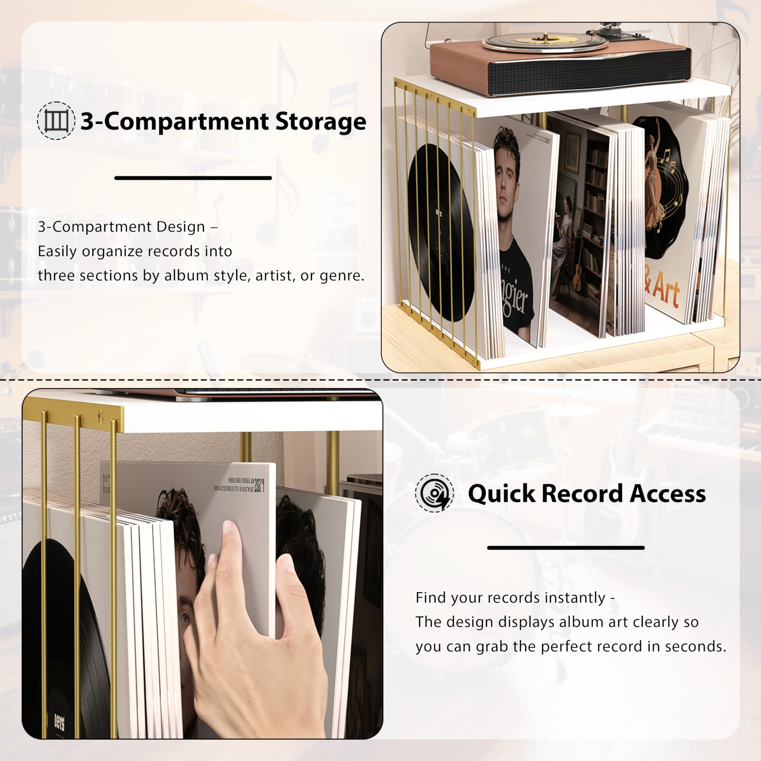 Honiway Vinyl Record Holder