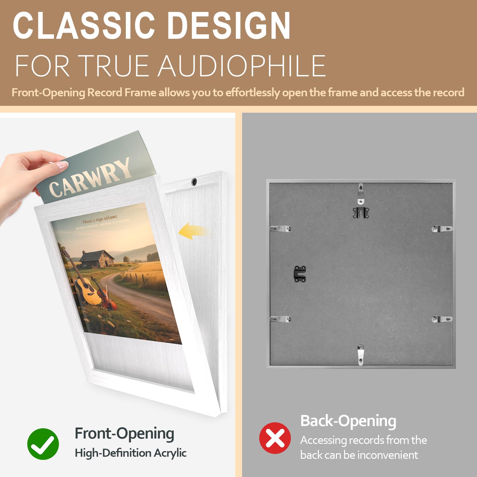 2-Pack Album Frames White