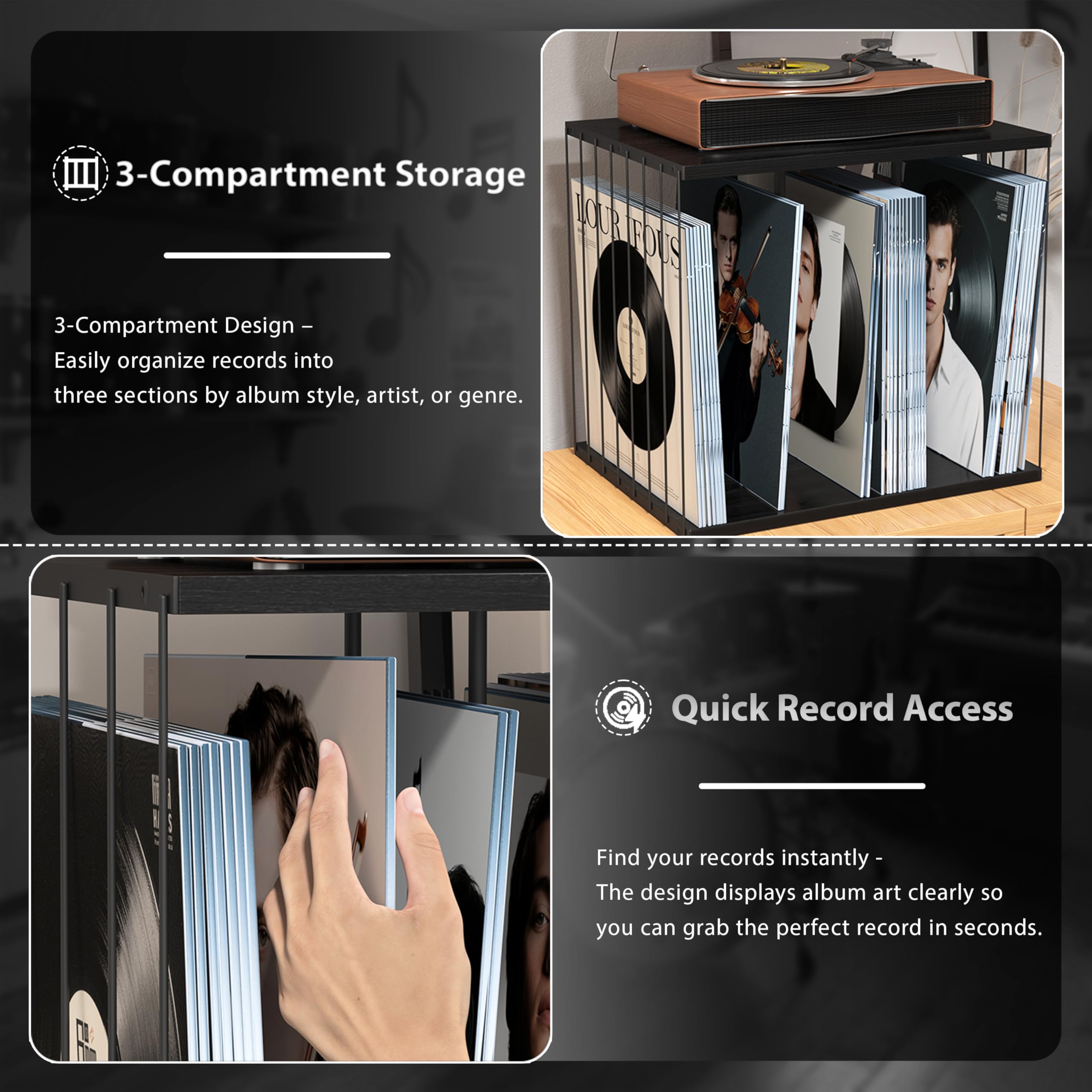 Honiway Vinyl Record Holder