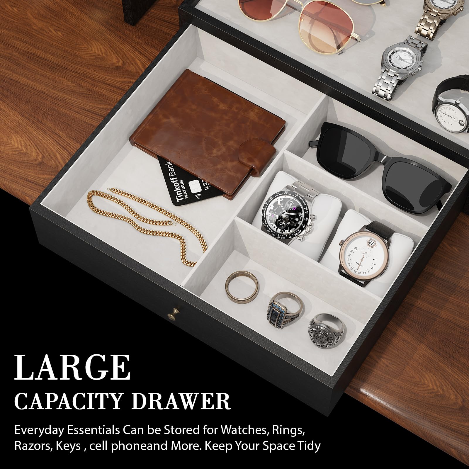 3-Tier Cologne Perfume Storage