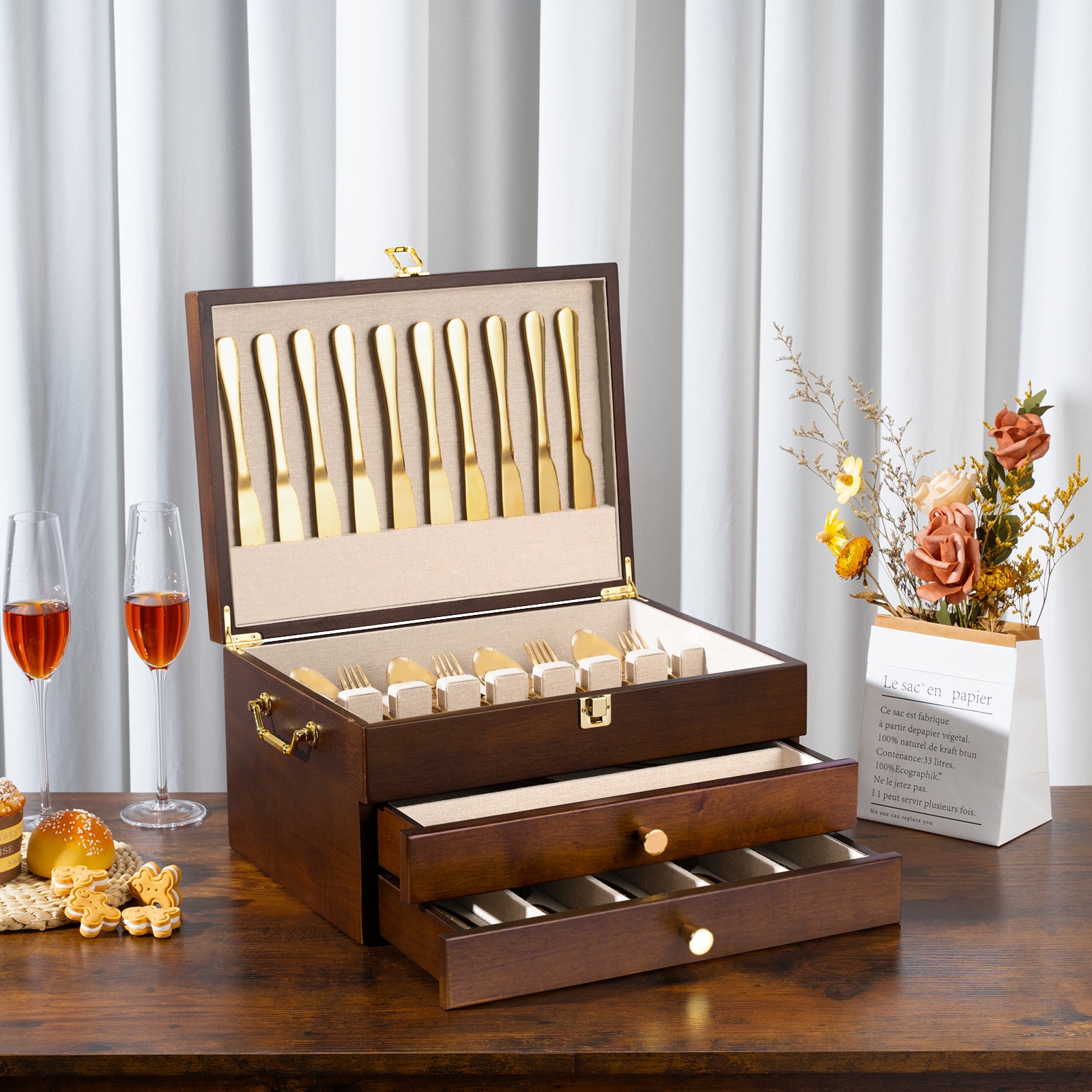 Honiway Silverware Storage Box